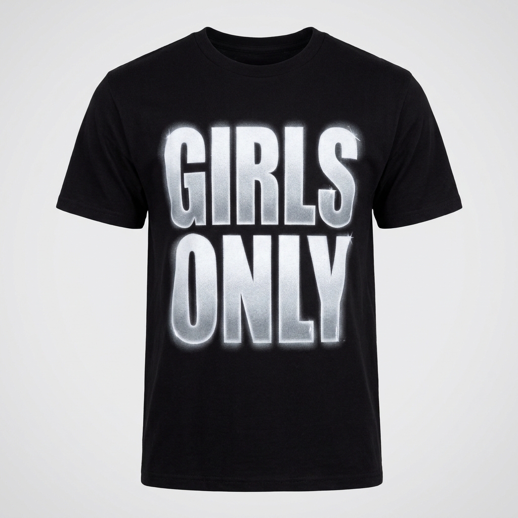GIRLS ONLY tee · Silver